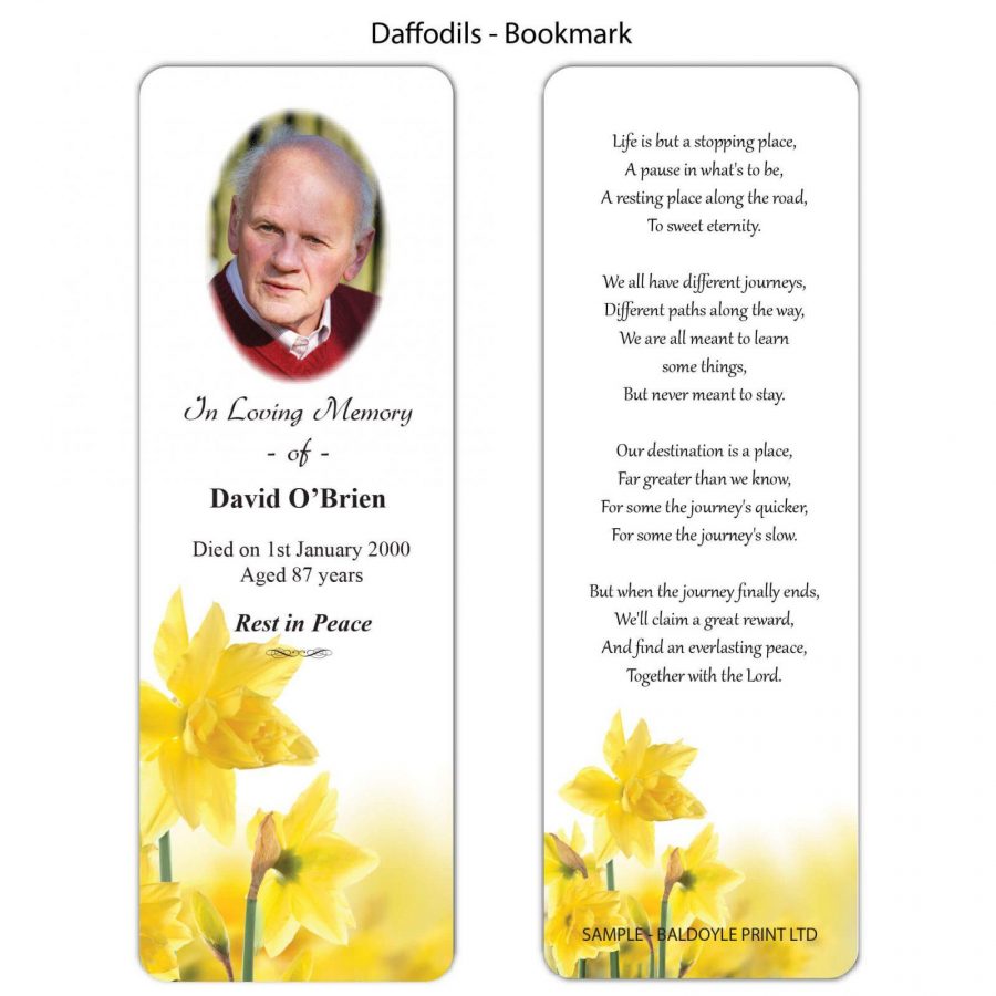 Daffodils Bookmarks