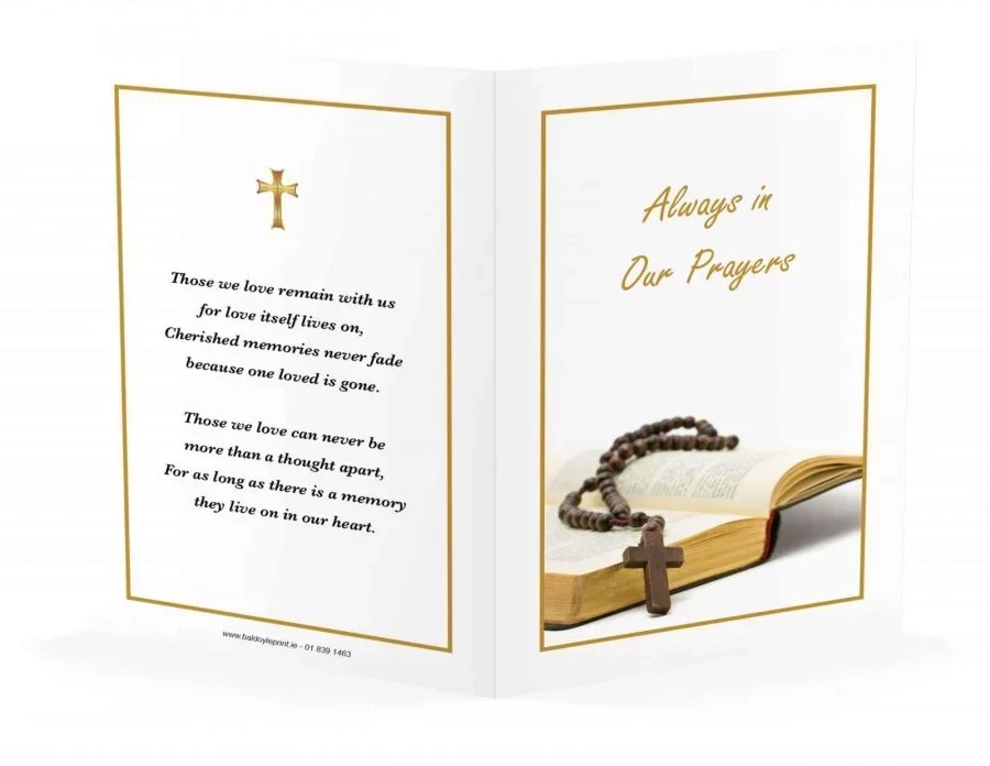 Memorial Cards - Religious