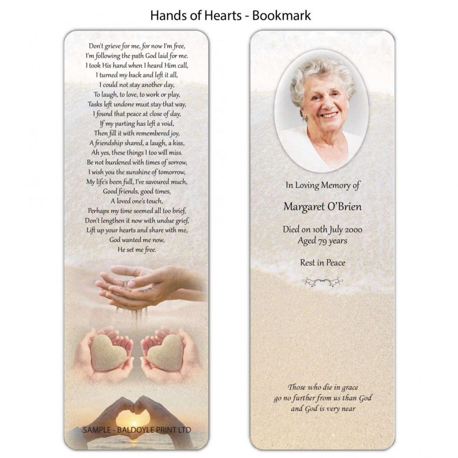 Hands Of Hearts Bookmarks