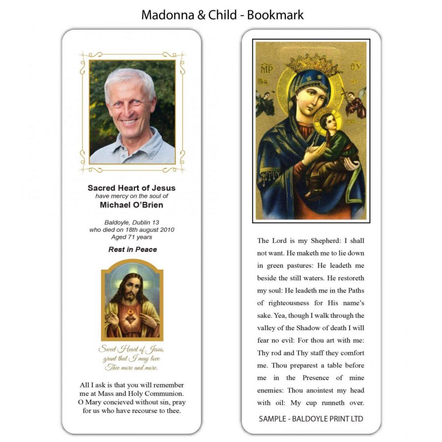 Madonna & Child Bookmark