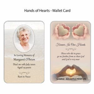 Hands of Hearts Wallet Cards