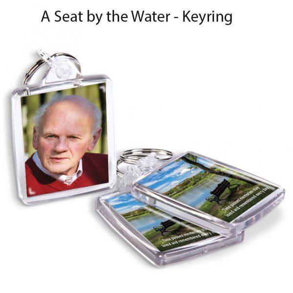 A Seat by the Water Keyring