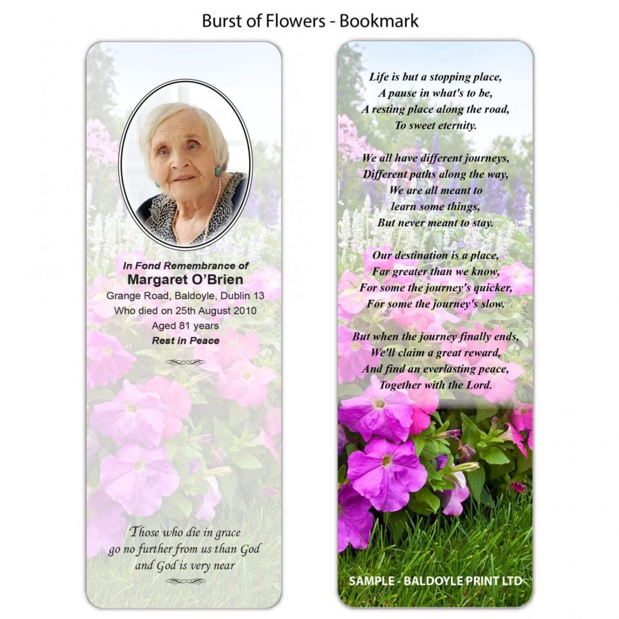 Burst of Flowers Bookmarks