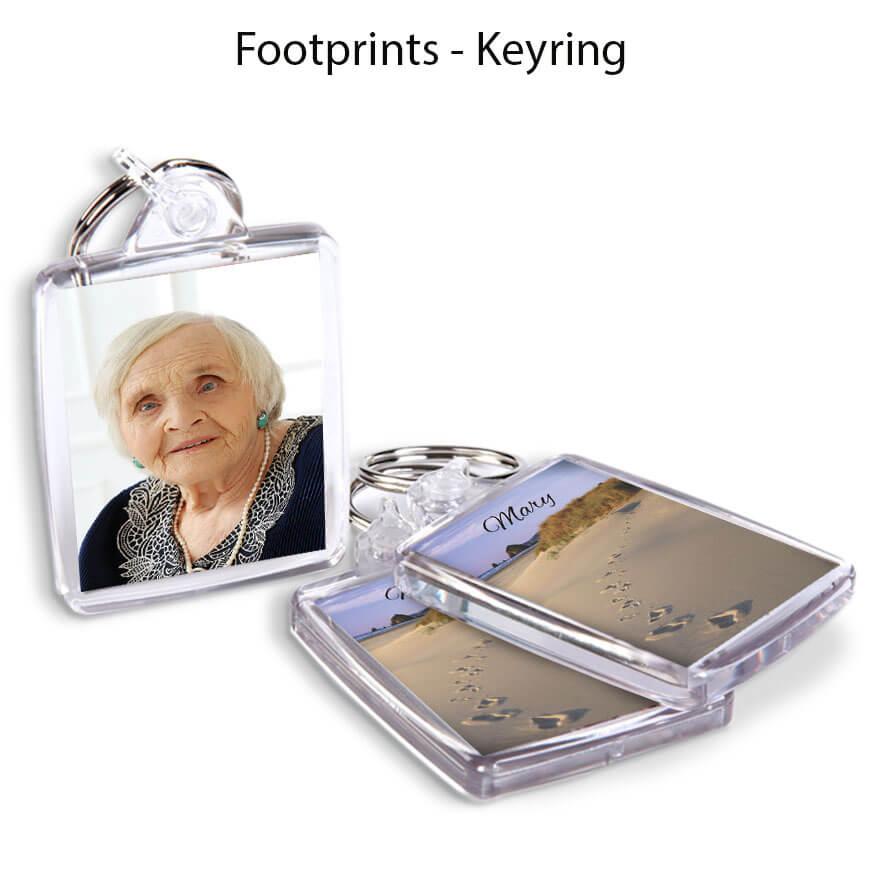 Footprints Keyrings