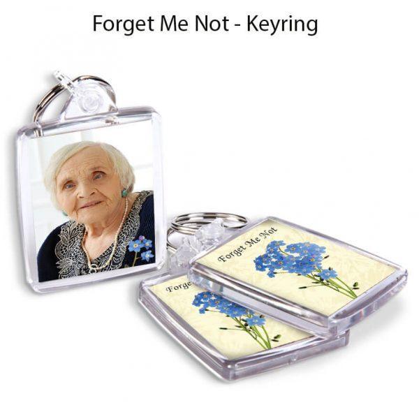 Forget Me Not Keyring