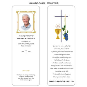 Cross & Chalice Bookmarks
