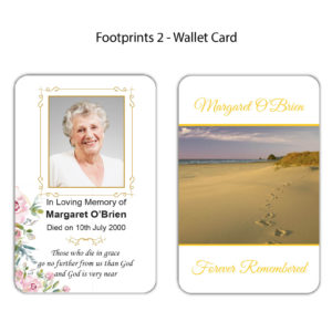 Footprints 2 Wallet Cards