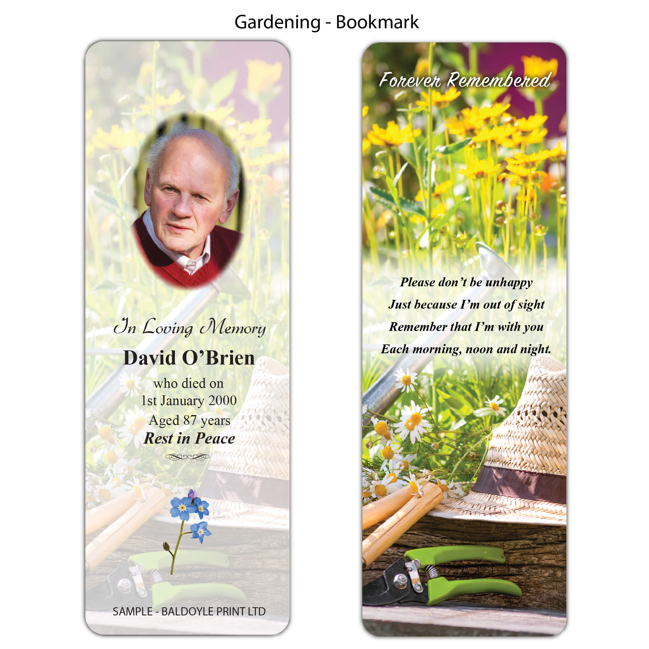 Gardening Bookmarks
