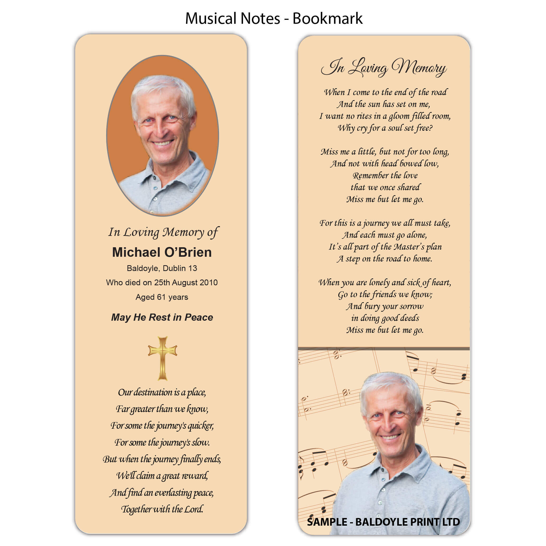 Musical Notes Bookmarks