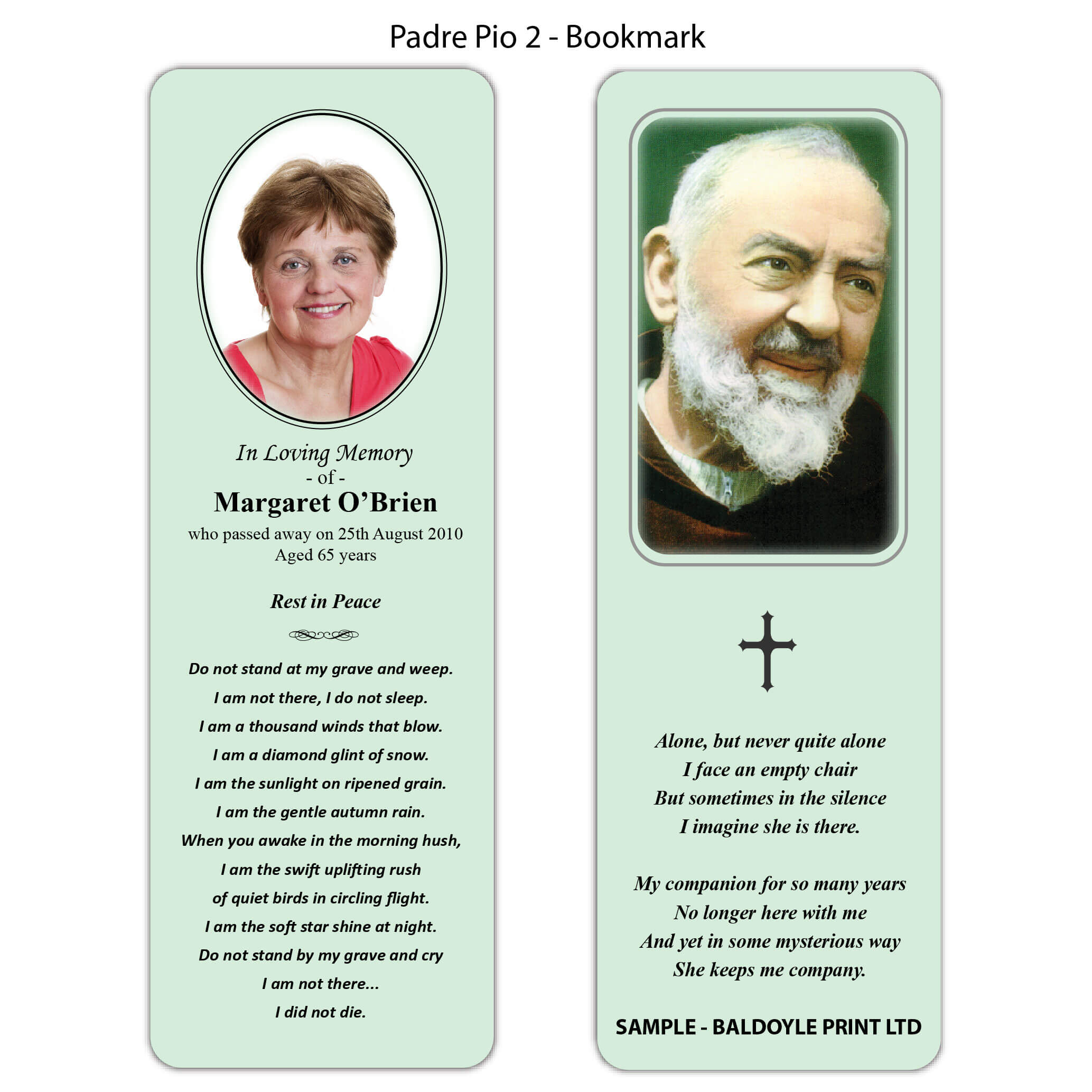 Padre Pio 2 Bookmarks